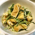 ちーばりんご's cooksnap of when they made 水菜と油揚げのサッと炒め.