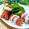 クックI7I5L1☆'s cooksnap of when they made 万願寺唐辛子と竹輪炒め焼肉味.