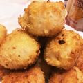 みづあず's cooksnap of when they made ◆生ハム&とろけるチーズのライスコロッケ.