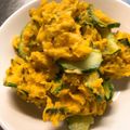 rizuka's cooksnap of when they made カレーの付け合わせにかぼちゃサラダ.