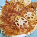 ca1's cooksnap of when they made れんこんチーズのサクサクおつまみ♪.
