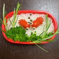 氷藍☆ひらん's cooksnap of when they made 簡単 キャラ弁 おかず 金魚ウィンナー.
