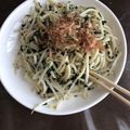 クックZ8J4H4☆'s cooksnap of when they made 大葉と梅のさっぱりうどん.
