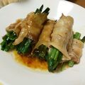 jurinca's cooksnap of when they made モヤシ&ニラの豚ばら巻き♡柚子胡椒ソース.