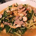 ｶｯﾊﾟ。's cooksnap of when they made 豚コマ・水菜・油揚げの煮浸し♪.