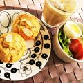 さん屁ぇです's cooksnap of when they made ピーナッツバターとくるみのマフィン♡.