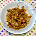 にきけん's cooksnap of when they made 豚肉とごぼうの甘辛炒め.