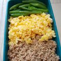 ＭＩＬＵ's cooksnap of when they made 三色そぼろ弁当.