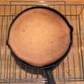 ぐうぐう森のくまさん's cooksnap of when they made 簡単！スキレットで ぐりとぐら風カステラ.