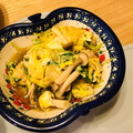 マホイ族の村長's cooksnap of when they made 水菜と豚肉の卵とじ.
