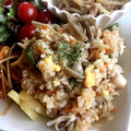 コルネ♡'s cooksnap of when they made 鶏とごぼうの和風ピラフ.