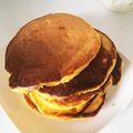 すぎちゃん21's cooksnap of when they made もっちもち♡かぼちゃパンケーキ.
