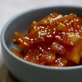 Hoink's cooksnap of when they made 韓国風☆すいかの皮のコチュジャンあえ.