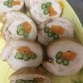 チャナ's cooksnap of when they made レンジでアスパラ人参チキンロール.