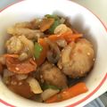 なっちょん♩'s cooksnap of when they made 鶏つくねと彩り野菜の甘醤油あんかけ.