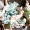 クッキキますたろう's cooksnap of when they made 小松菜と人参の白和え.