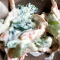クッキキますたろう's cooksnap of when they made 小松菜と人参の白和え.
