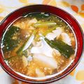 ruka217's cooksnap of when they made おぼろ豆腐とブナシメジの汁物.