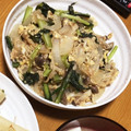 クックEGMPIQ☆'s cooksnap of when they made 簡単♪しめじと小松菜のめんつゆ卵とじ.
