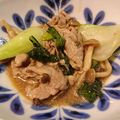 ボブキューブ's cooksnap of when they made チンゲン菜と豚肉のオイスターソース炒め.