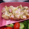 chikappe's cooksnap of when they made 子ども大好き♪ホットドック風春巻き.