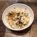 e.kinako's cooksnap of when they made 炊き込みご飯☆癖になるヨモギはお好みで！.