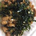ﾌﾞﾚﾝﾀﾞ's cooksnap of when they made 納豆ご飯　ごま油+塩+焼海苔で！.