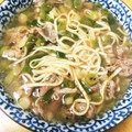 Rstat's cooksnap of when they made 超簡単　牛ネギ煮込みうどん.