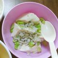 zelkova's cooksnap of when they made 《幼児食》お豆腐大好き！冷や奴♡.