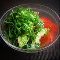 ひさかた's cooksnap of when they made キュウリとアボカドの塩だれサラダ.