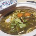 yappyパクパク's cooksnap of when they made カレーの次の日は鍋焼きカレーうどん>ω<.