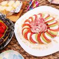 raruchan's cooksnap of when they made ホームパーティーに✨薔薇のカプレーゼ.