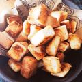 feelofjazz's cooksnap of when they made 食パンでサクサクラスク.