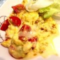 ぱぴぷゆい's cooksnap of when they made １０秒でトマト＆チーズスクランブルエッグ.