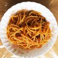 やす先生's cooksnap of when they made いつものナポリタン(修正中).