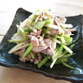 mayuyuキッチン's cooksnap of when they made 簡単 大根の皮と豚肉の塩きんぴら.