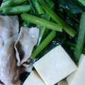 らっきー！'s cooksnap of when they made 小松菜と豚バラのさっと煮。.