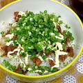クックMM6747☆'s cooksnap of when they made 朝昼ご飯に♪はごろも煮缶で簡単ずぼら丼♡.