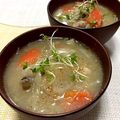 フジぽん's cooksnap of when they made 蓮根の擦り流し味噌汁〜根菜たっぷり♫.