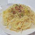 クックまなまな's cooksnap of when they made 白だしで！本格！お店の味！ペペロンチーノ.