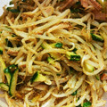 マーたん's cooksnap of when they made キュウリとハムともやしのごまあえ.