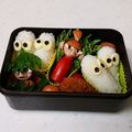 yuzumii's cooksnap of when they made リトルミィとスナフキン簡単キャラ弁おかず.