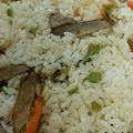 むむ★☆'s cooksnap of when they made 鶏肉とごぼうのピラフ・保育園給食.