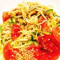クックSG4UXE☆'s cooksnap of when they made もやしときゅうりのサッパリ中華和え.