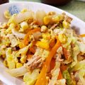dobachi's cooksnap of when they made キャベツ大量消費キャベツとツナの炒め.