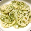ﾊﾞﾀﾞｷﾞﾆ's cooksnap of when they made 冷めても美味！無限簡単のり塩れんこん.