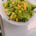 さゆゆゆこ's cooksnap of when they made ✿小松菜とコーンの胡麻和え✿.