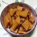 ☆くらこ☆'s cooksnap of when they made カリカリ大根のピリ辛お漬け物.