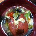 しゃもじなくま's cooksnap of when they made ごま油香る☆トマトと卵の中華スープ.