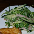 ♡麗♡'s cooksnap of when they made 豆苗とハムの胡麻マヨ和え.